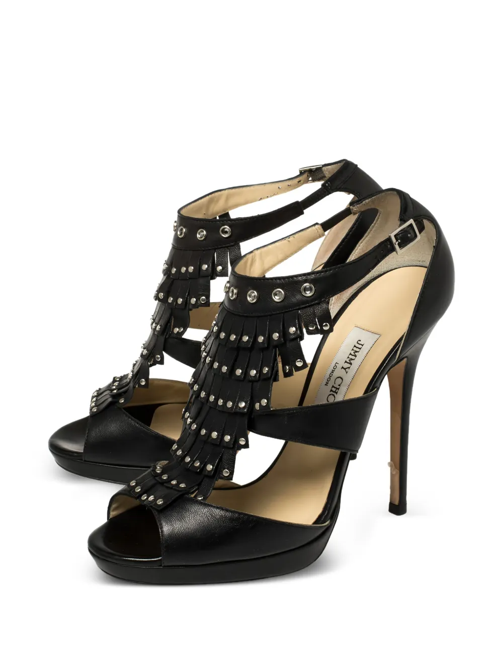 Jimmy Choo Pre-Owned 130mm fringed pumps | Image 2