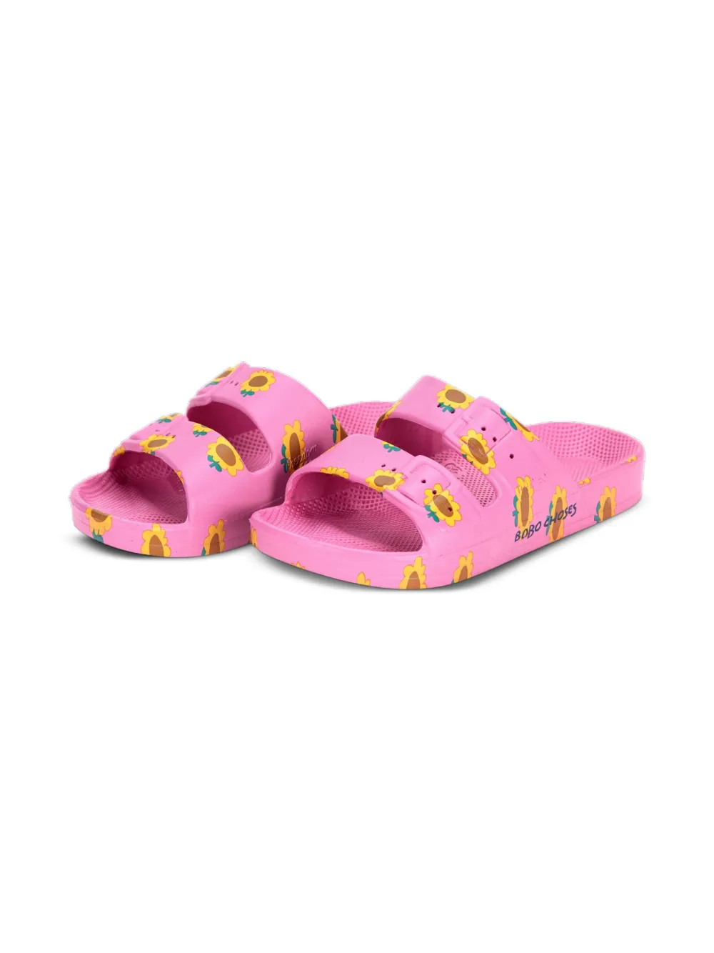 Bobo Choses sunflower double-strap sandals Pink