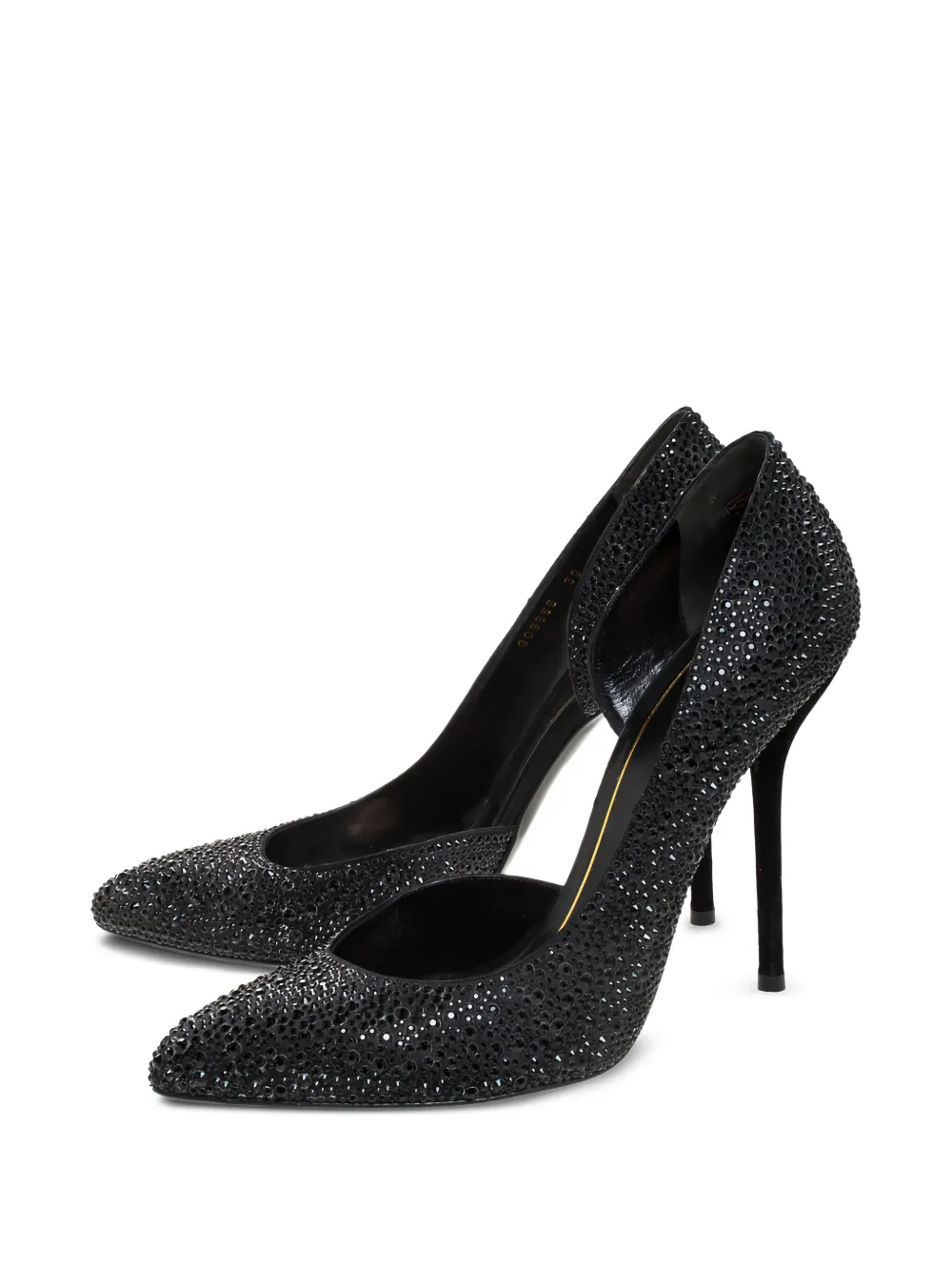 Gucci Pre-Owned 115mm pumps verfraaid met kristallen - Zwart