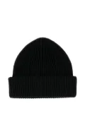 Lanvin ribbed-knit wool hat - Black