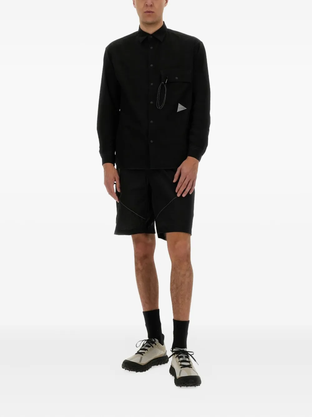 And Wander pocket shirt - Zwart