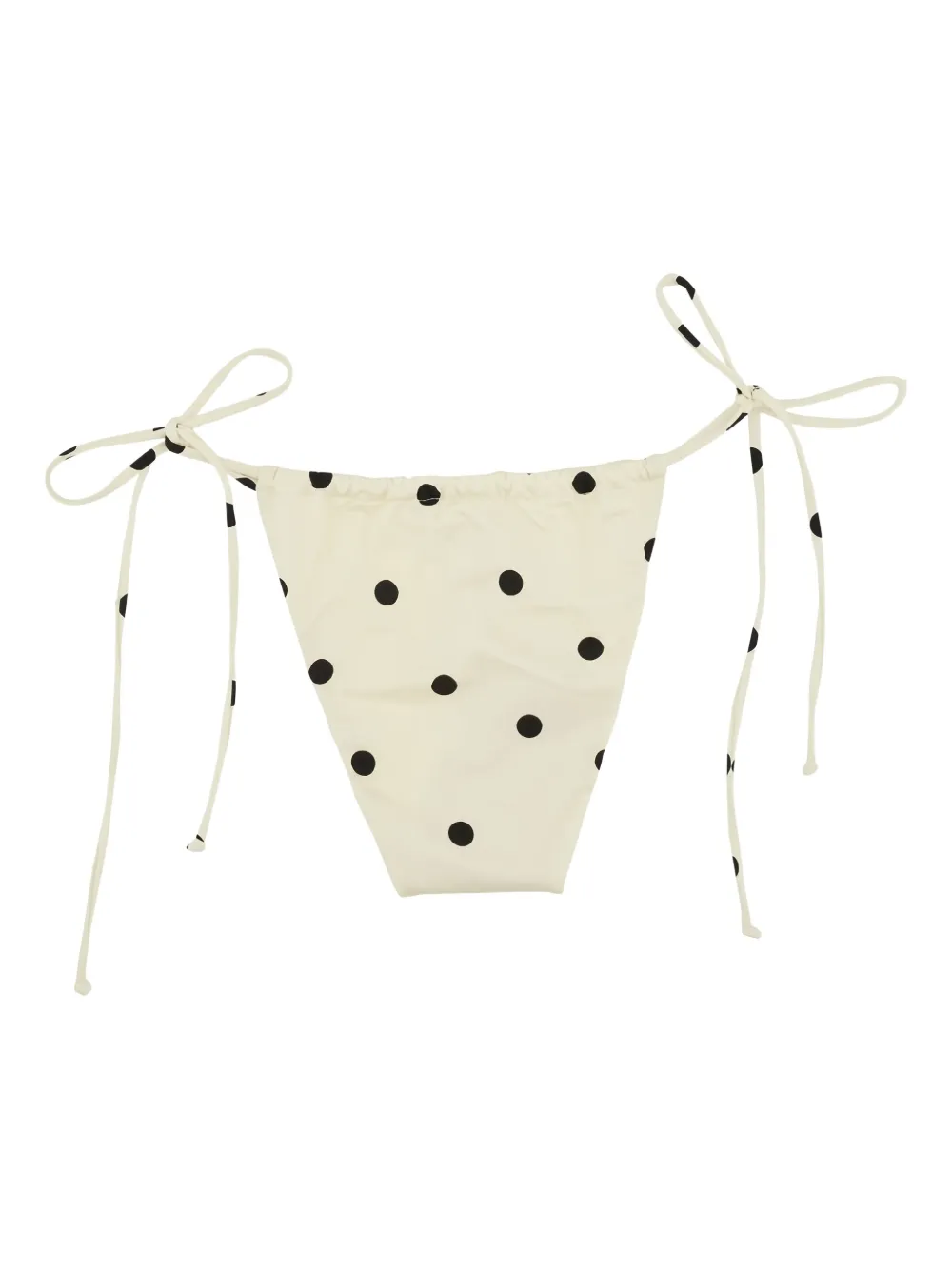 Mc2 Saint Barth Polka-dot Bikini Bottoms In Neutral
