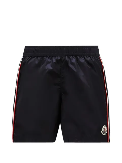 Moncler Enfant stripe swim shorts