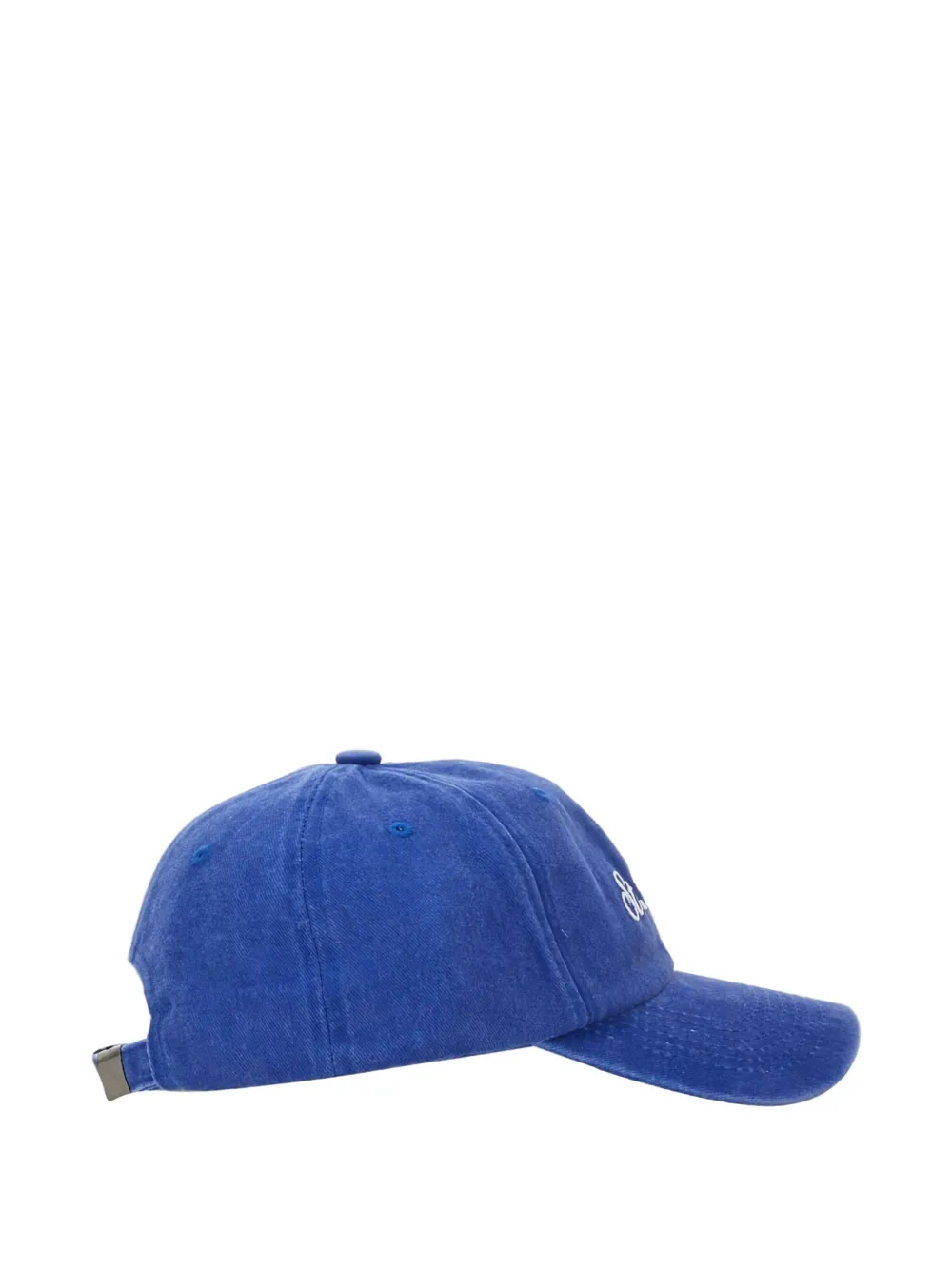 MC2 Saint Barth embroidered cotton baseball cap Blauw
