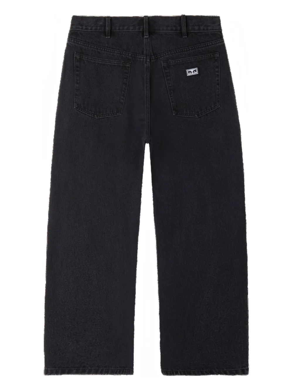 Obey logo-detail trousers - Zwart