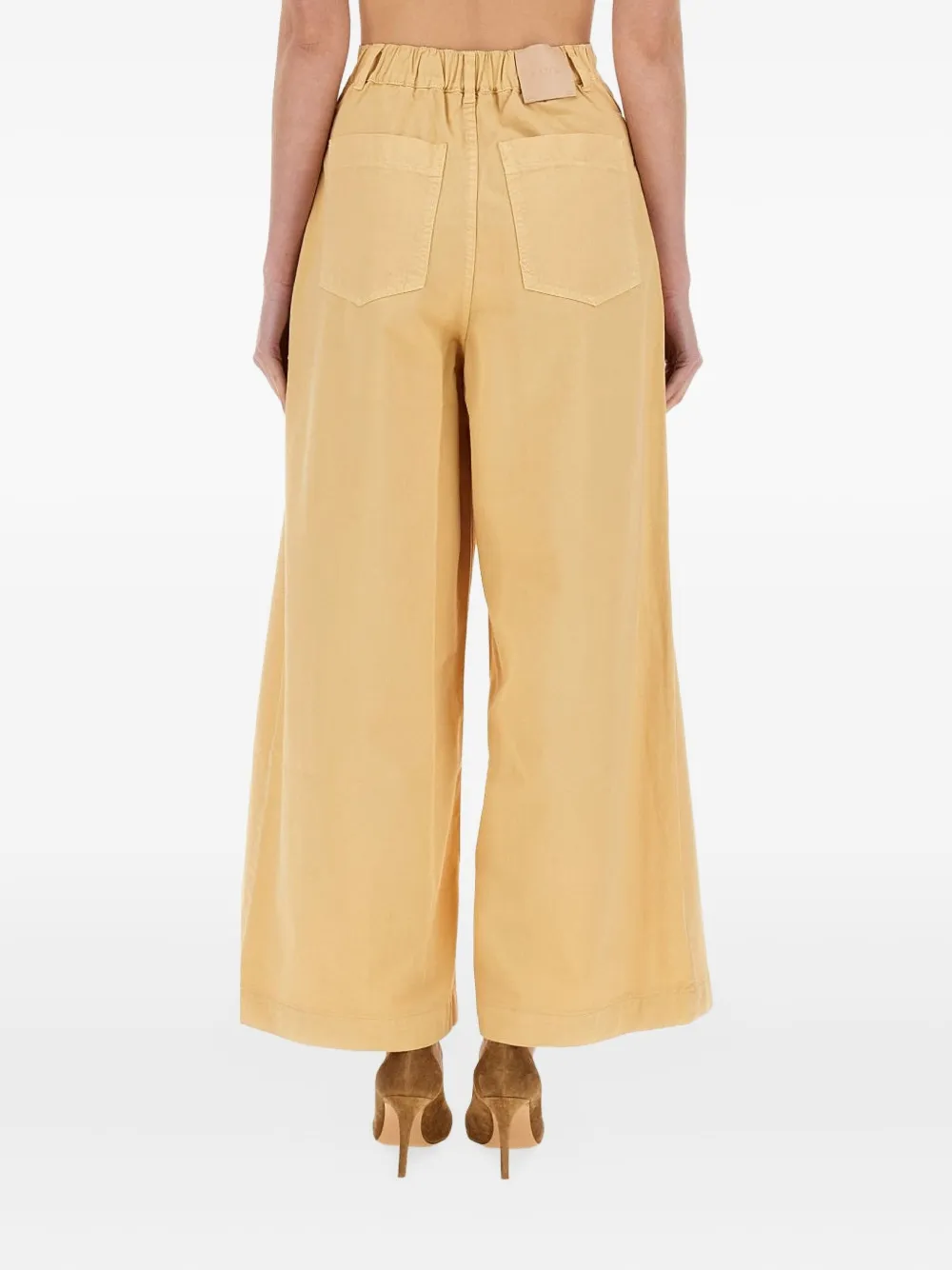 Alysi Superflare Sporty Trousers In Yellow