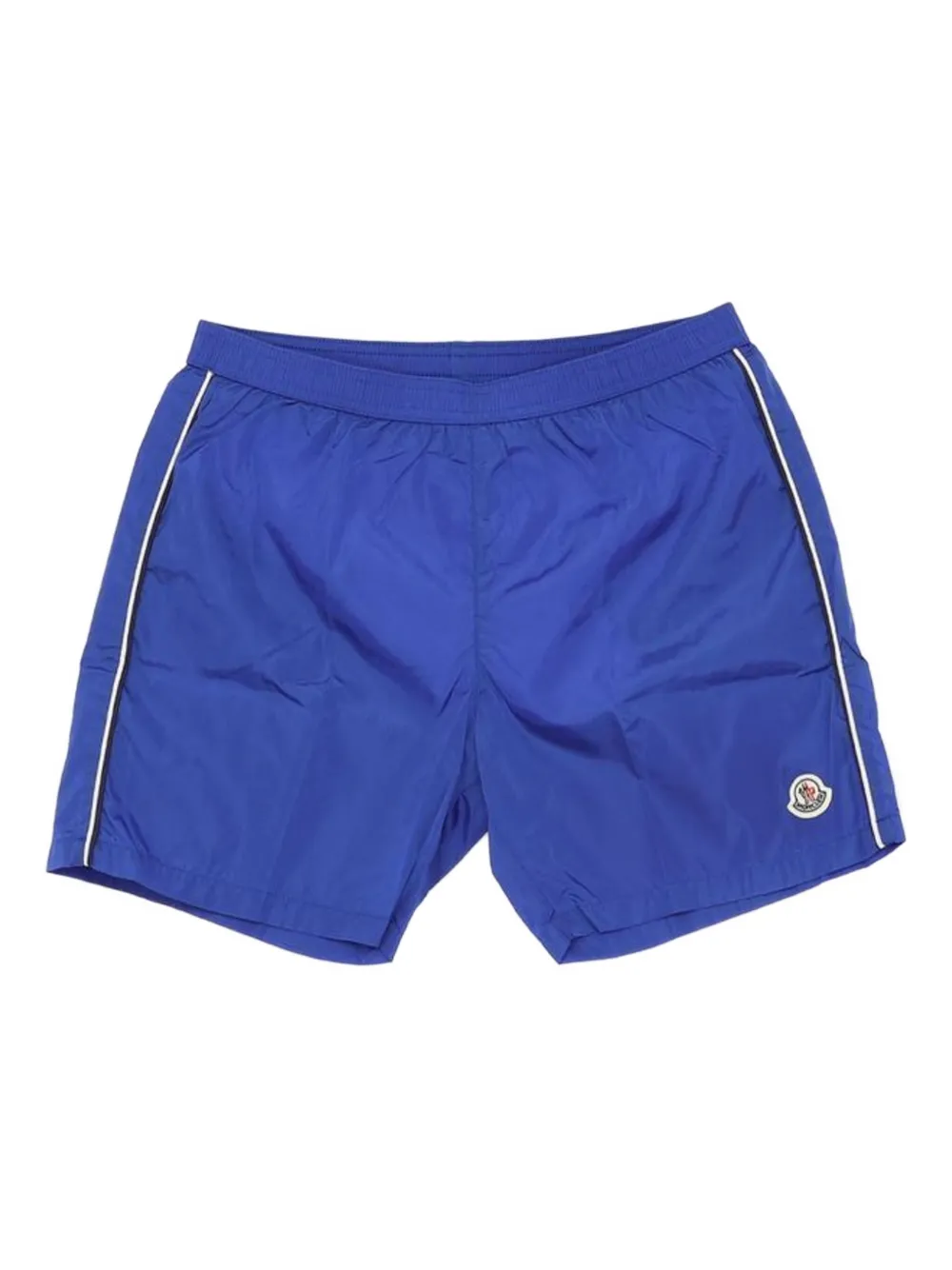 Moncler Enfant ロゴストライプ スイムショーツ - ブルー