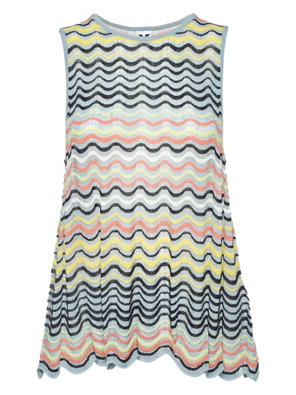 Missoni Pre-Owned zigzag-woven top | Grey | Image 1