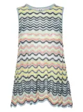 Missoni Pre-Owned zigzag-woven top - Grey