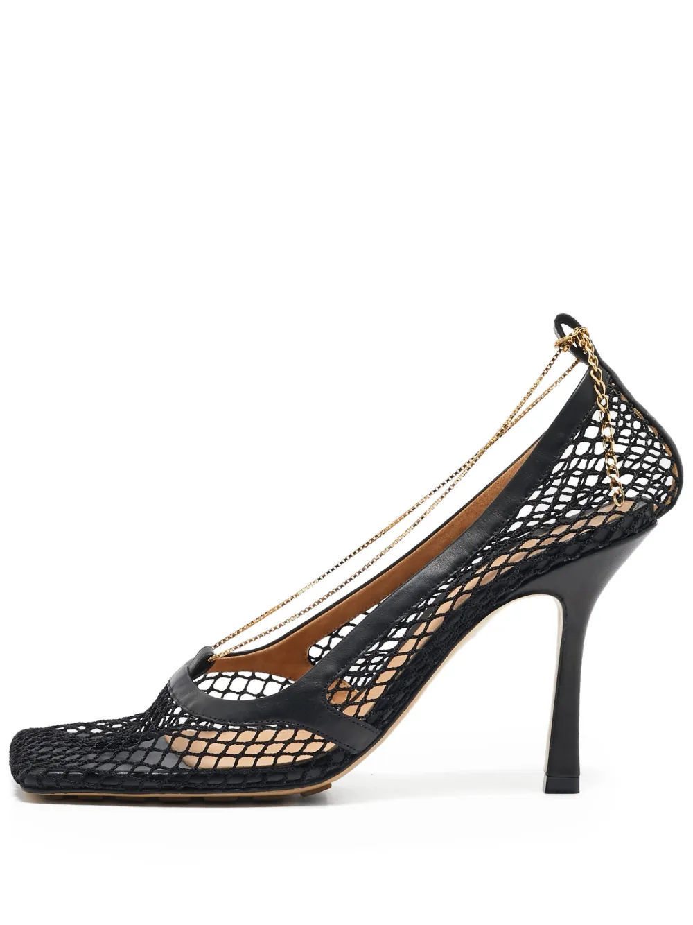 Bottega Veneta Pre-Owned 100mm mesh pumps | Black | Image 1