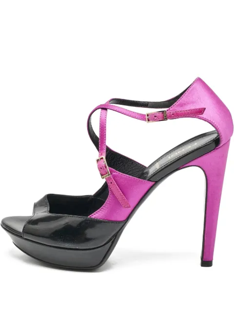 Fendi Pre-Owned 100mm colourblock sandals