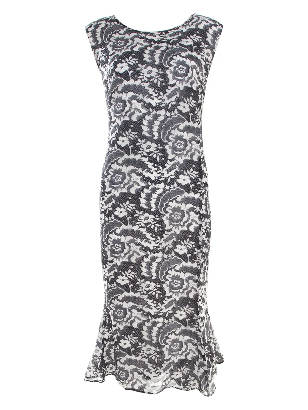 Escada Pre-Owned lace-detailed midi dress | White | Image 1