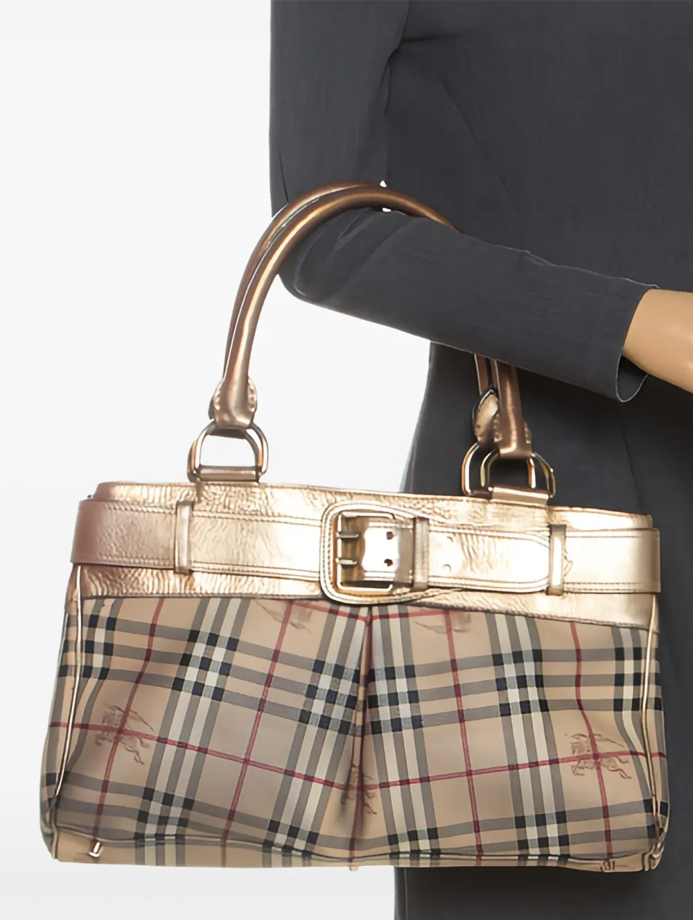 Burberry Pre-Owned Haymarket Check tote bag | Pre-Owned | Image 2