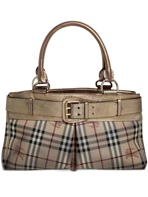 Burberry Pre-Owned Haymarket Check tote bag