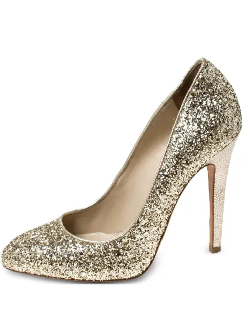 Jimmy Choo Pre-Owned 120mm glitter pumps