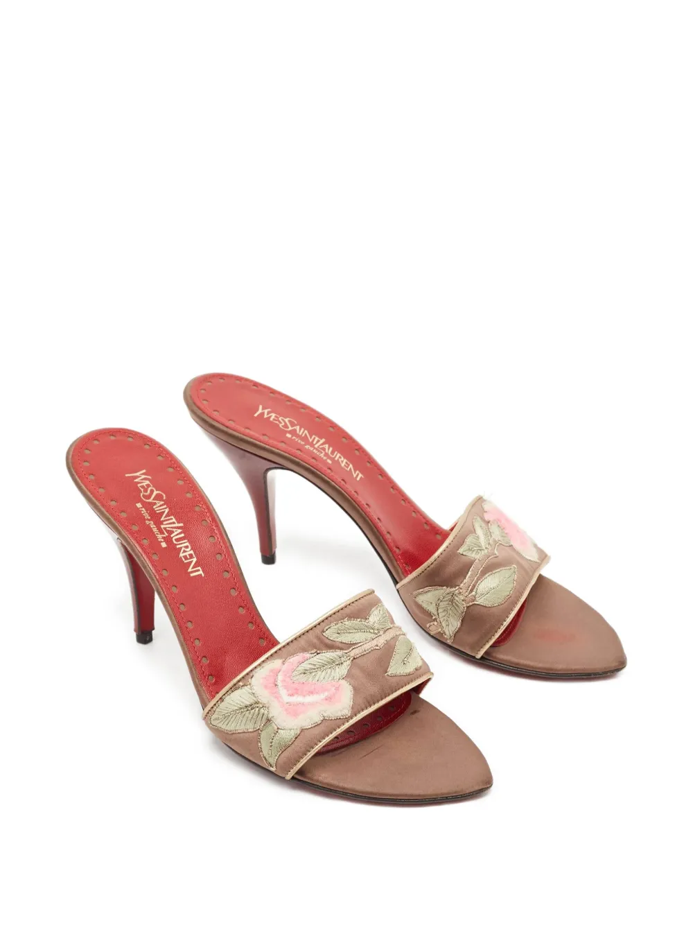 Saint Laurent Pre-Owned 75mm Lotus sandals | Image 2