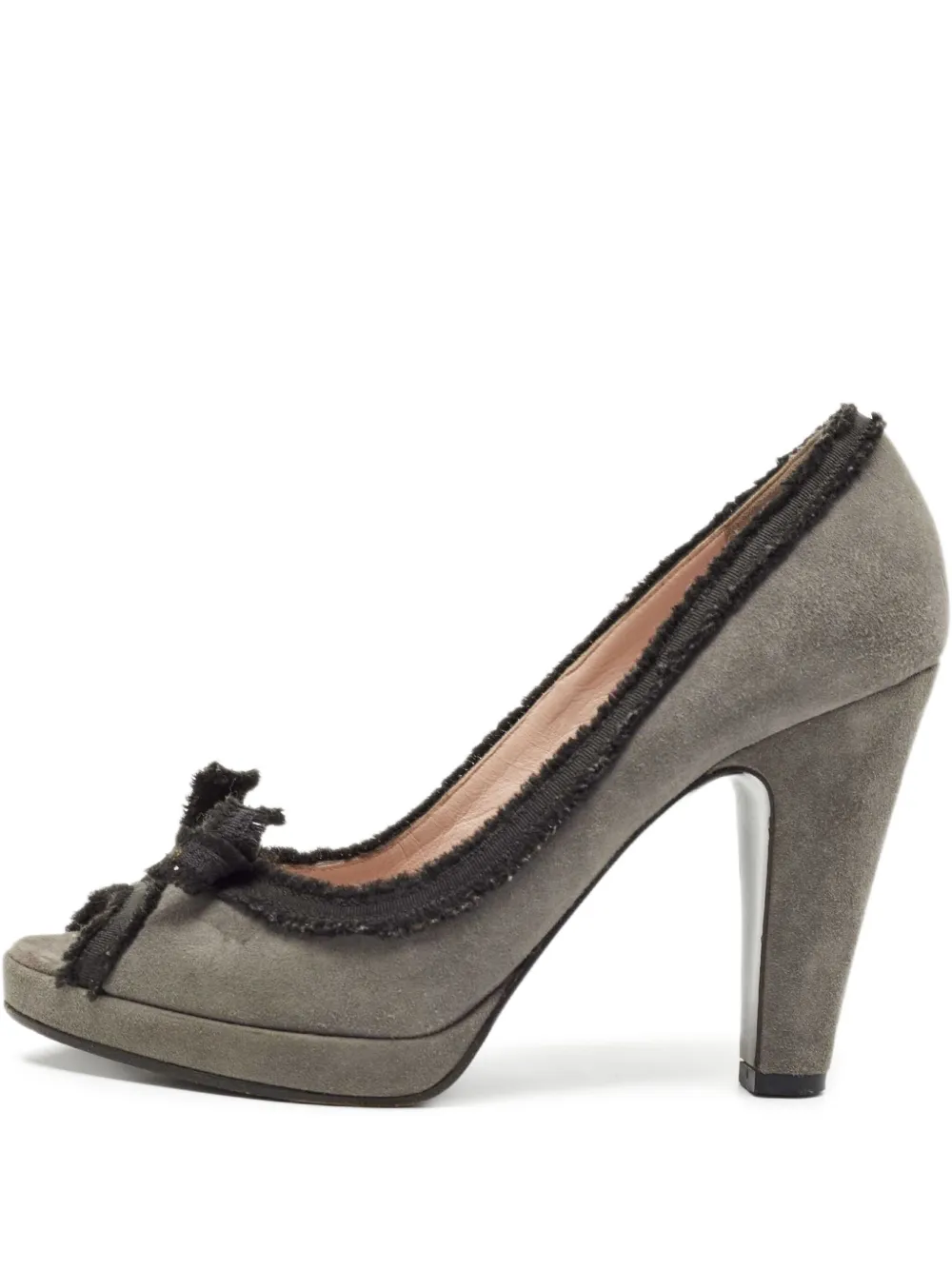 Pre-owned Marc By Marc Jacobs  100mm Suede Platform Pumps