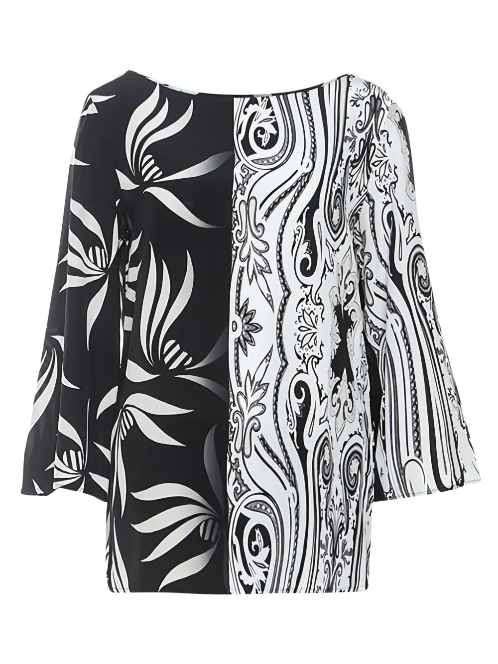Etro Pre-Owned split-design blouse | Black | Image 1