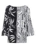 Etro Pre-Owned split-design blouse - Black