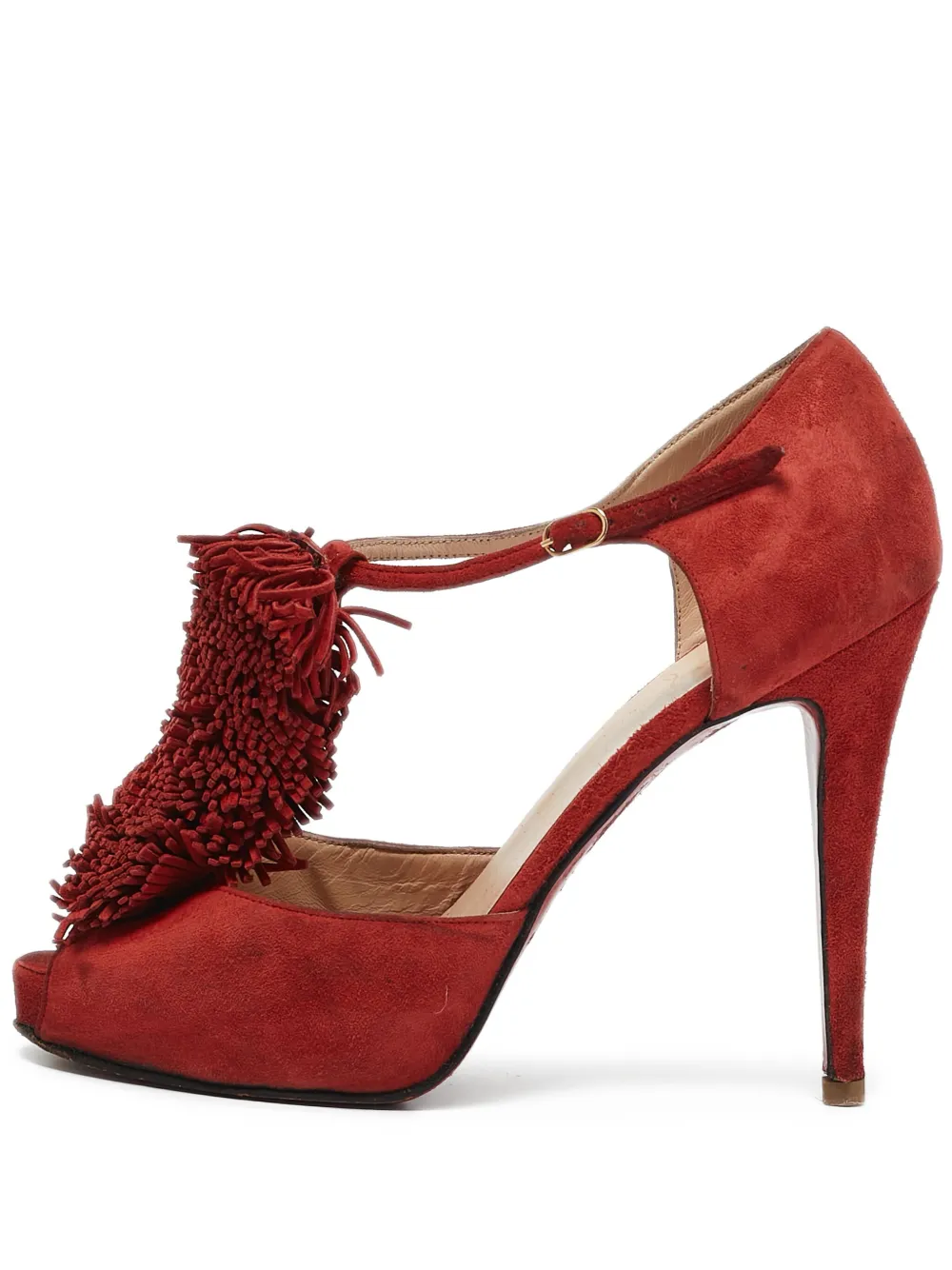 Pre-owned Christian Louboutin Suede Sandals