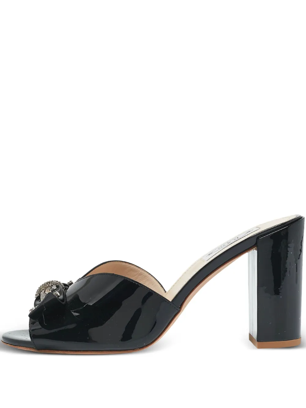 Tod's Vintage pre-owned 100mm double-T sandals | Black | Image 1