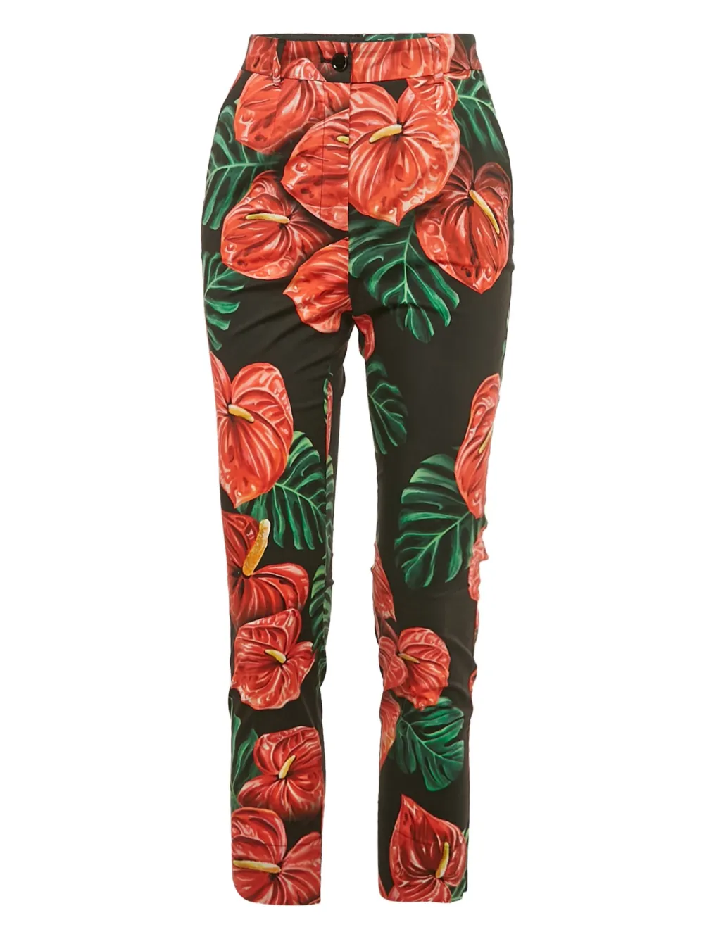 Dolce & Gabbana Pre-Owned floral-print trousers | Black | Image 1