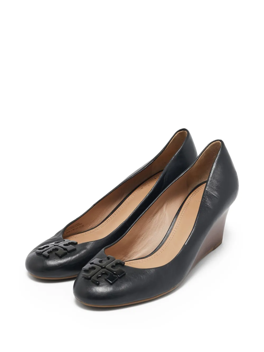 Tory Burch Pre-owned 110 mm leren sleehakken - Zwart