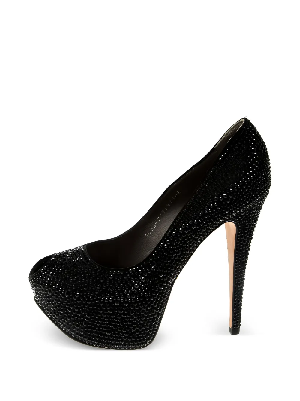 Gina pre-owned 145mm crystal-embellished pumps | Image 2
