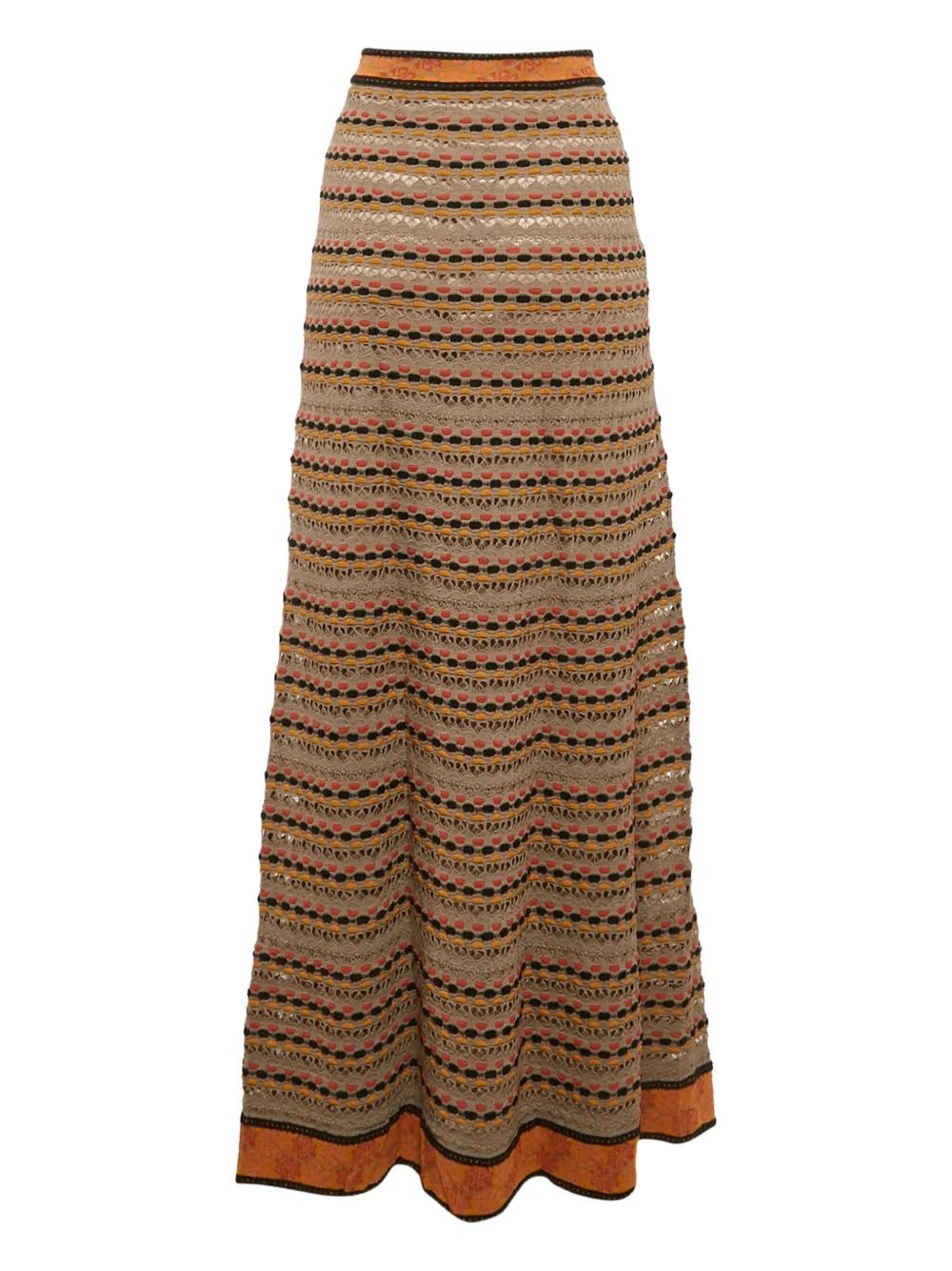 Missoni Pre-Owned zigzag-woven maxi skirt | Image 2