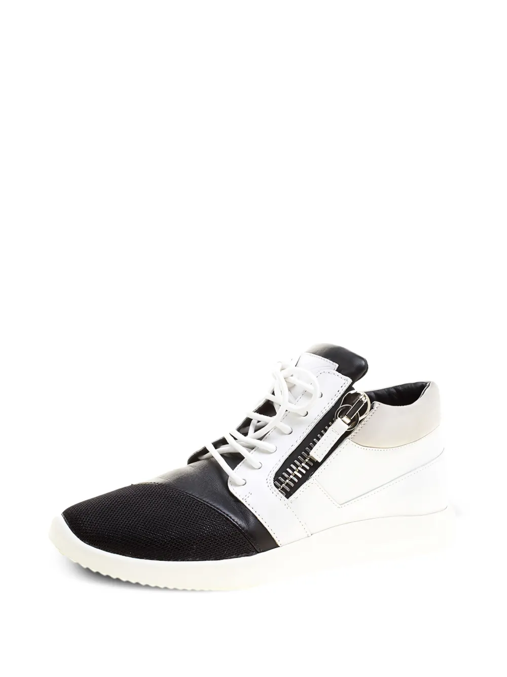 Giuseppe Zanotti Vintage Pre-owned Megatron high-top sneakers met ritsdetail - Zwart
