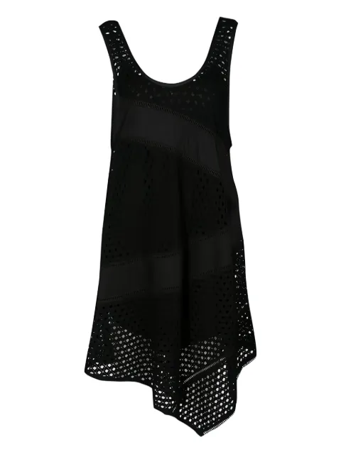 Marc Jacobs Vintage  Eyelet Asymmetrical Hem Dress