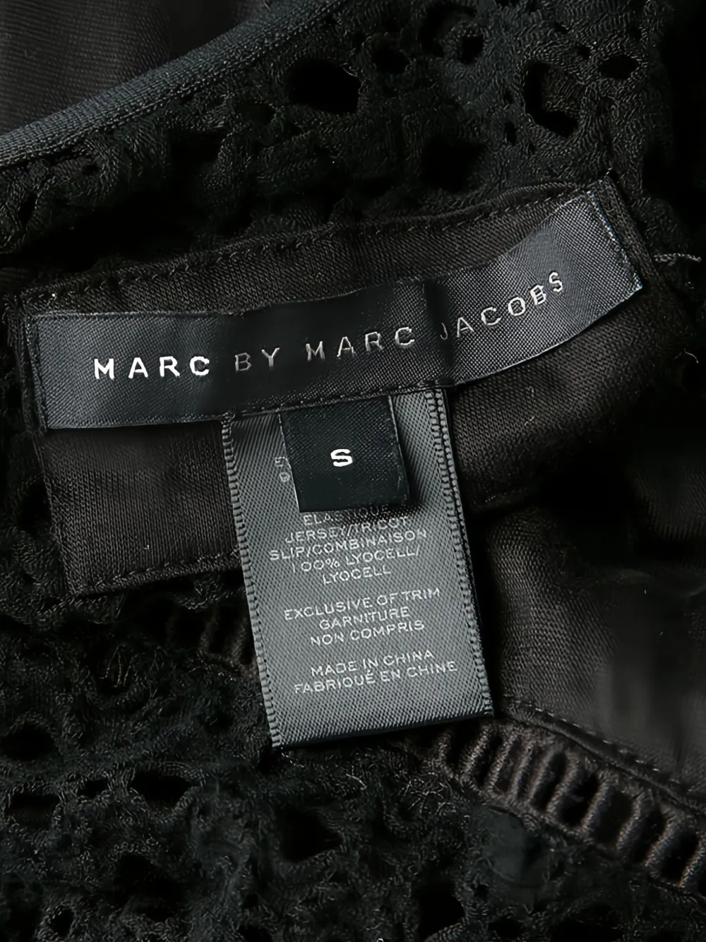 Marc Jacobs Vintage  Eyelet Asymmetrical Hem Dress | Image 2