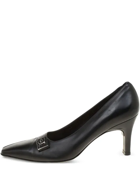 Ferragamo Pre-Owned 70mm leather heeled pumps
