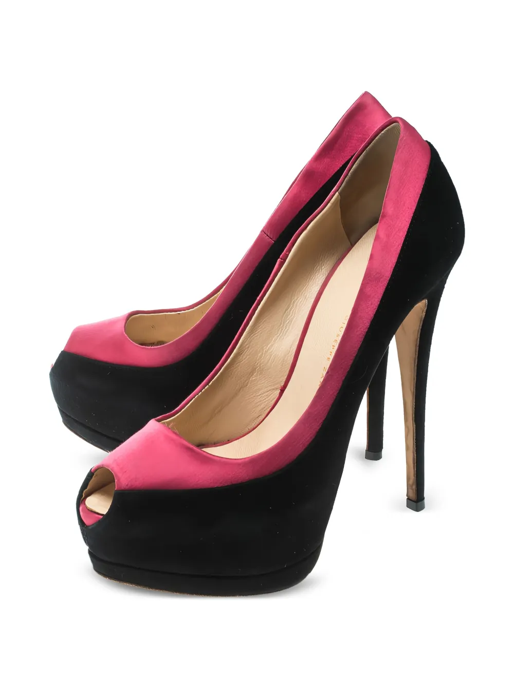 Giuseppe Zanotti Vintage 145mm suede satin pumps | Heeled Pumps | Image 2