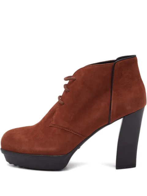 Tod's Vintage 100mm lace-up platform boots