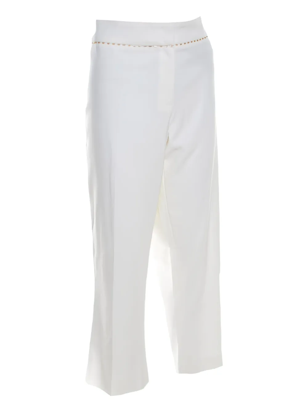 Escada Pre-Owned Pantaloni con decorazione - Bianco