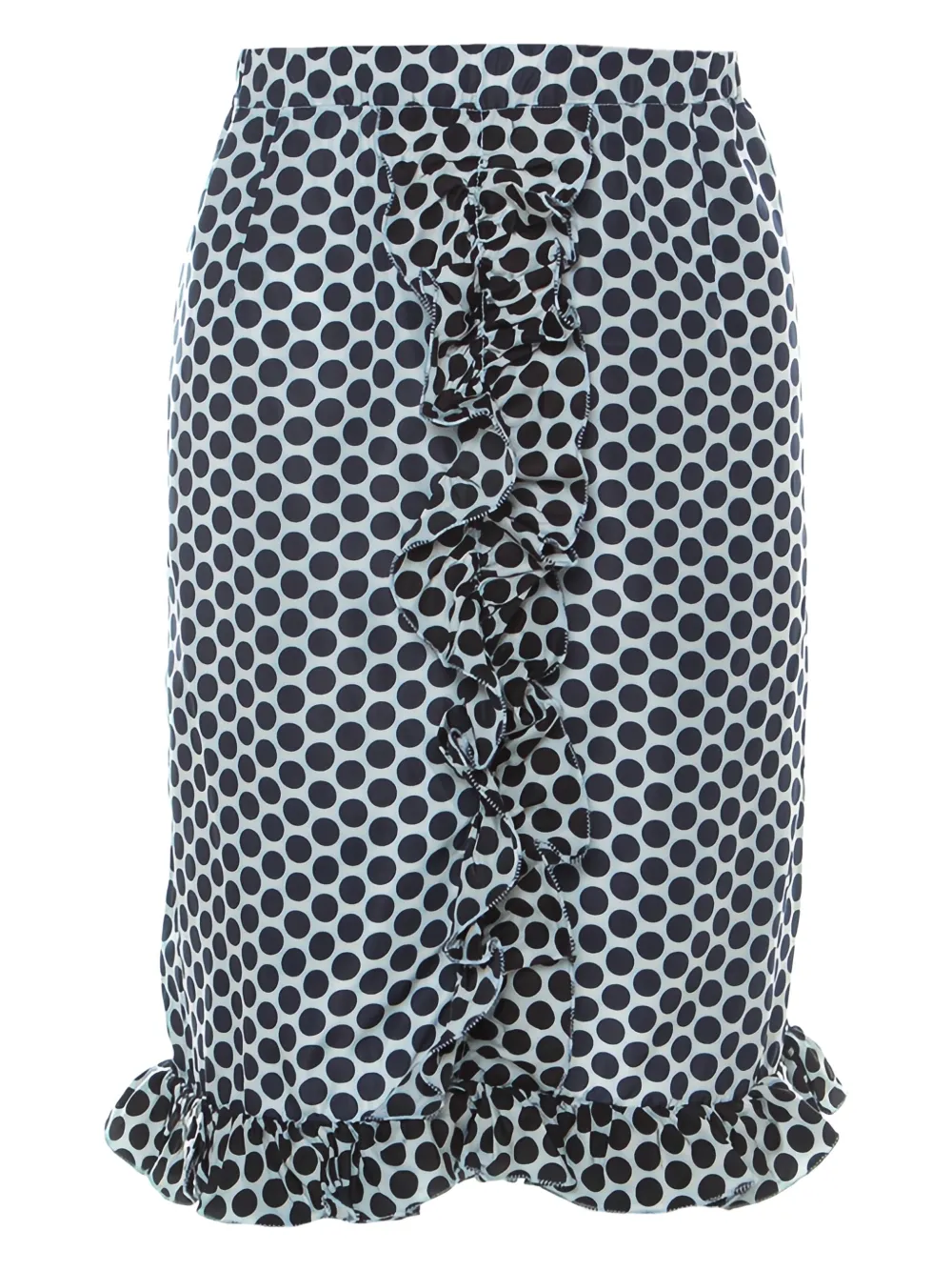 Marni Pre-Owned Gonna midi a pois - Blu