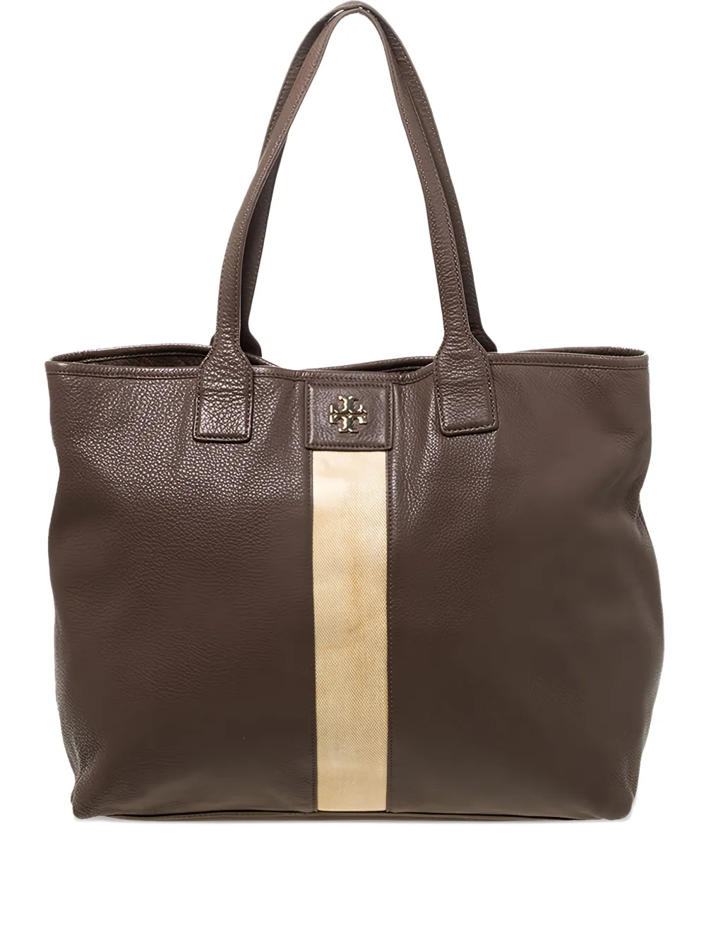 Tory Burch striped leather tote bag | Image 1