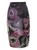 Escada Pre-Owned floral-print skirt - MULTICOLOUR
