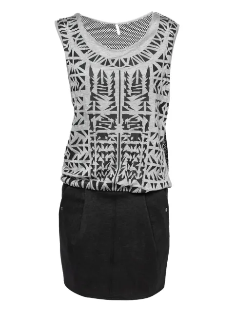 Faith Connexion 2014 pre-owned geometric mesh dress