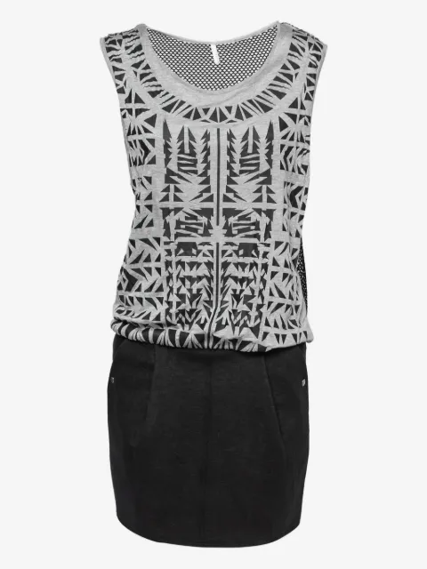 Faith Connexion 2014 pre-owned geometric mesh dress