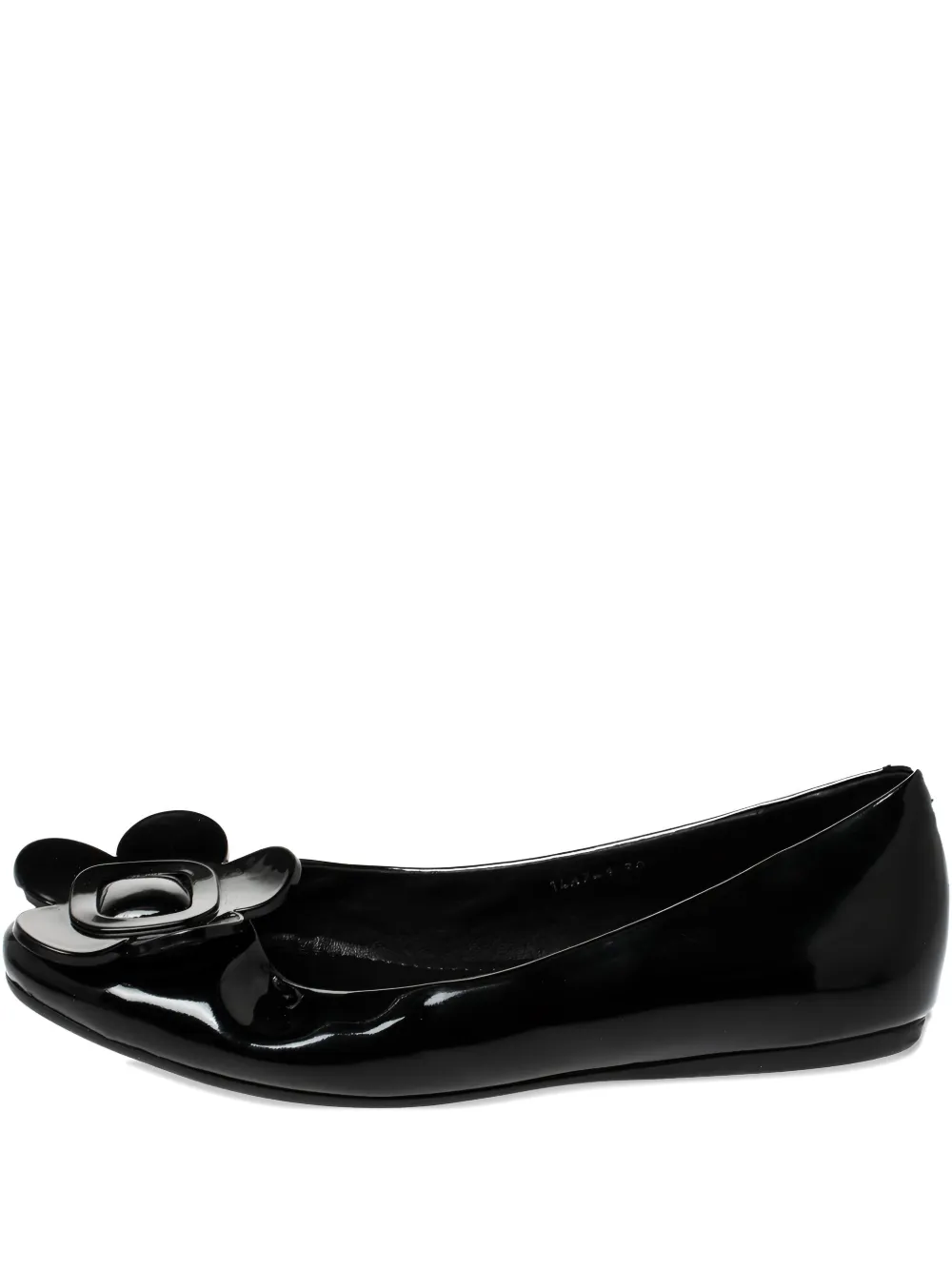Pre-owned Roger Vivier Vintage  Floral-appliqué Ballet Flats