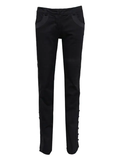 Emporio Armani Pre-Owned button-detailing trousers