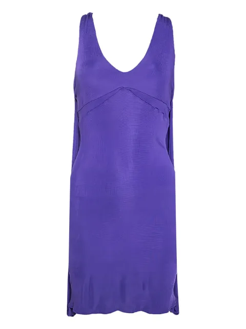 Just Cavalli Vintage vestido corto con escote en U pronunciado