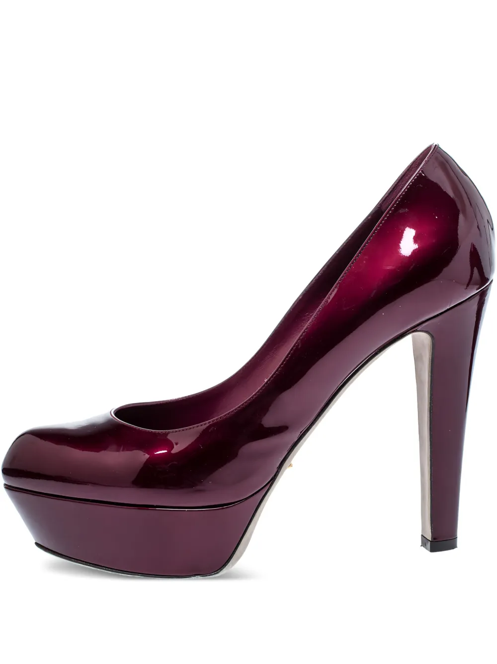 patent leather platform pumps