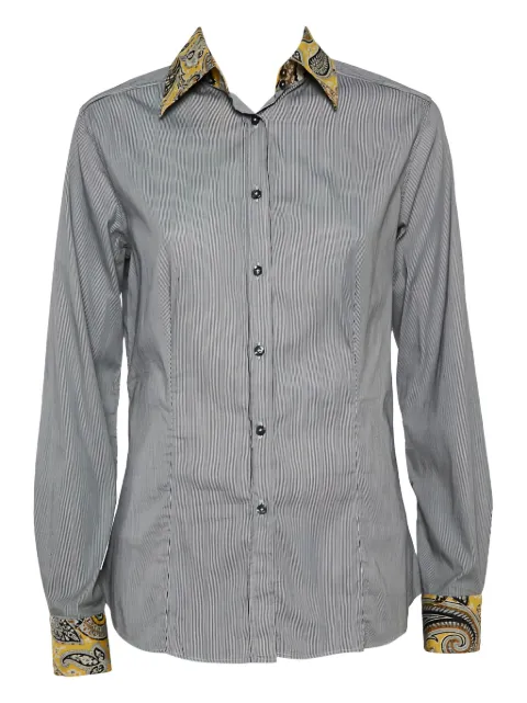 Etro Pre-Owned striped shirt