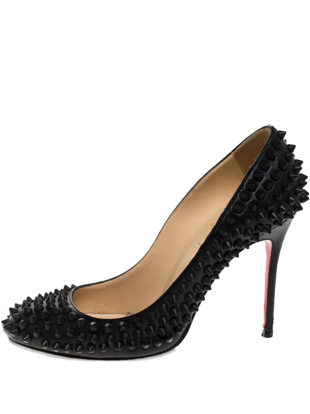 Christian Louboutin Pre-Owned 100mm Fifi Spike leather pumps - Nero
