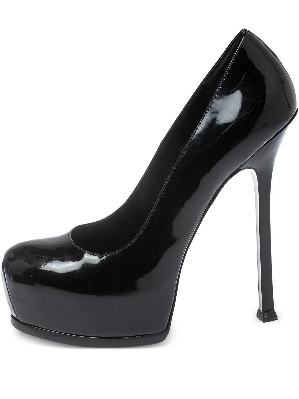 150mm Tribtoo patent-leather platform pumps