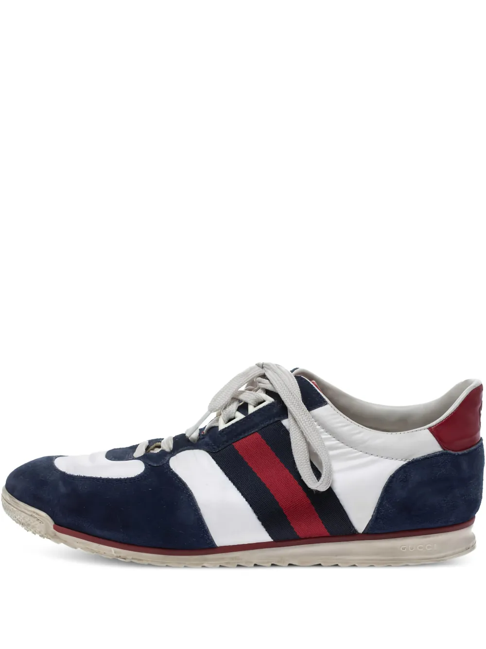 Gucci Pre-Owned シルヴィ ウェブ スニーカー - ブラウン Gucci Pre-Owned シルヴィ ウェブ スニーカー - ブラウン