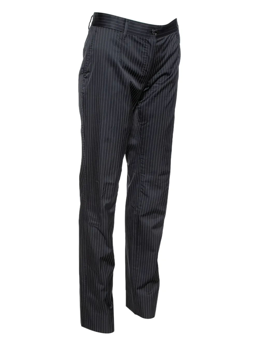 Dolce & Gabbana Pre-Owned Broek met krijtstreep - Zwart